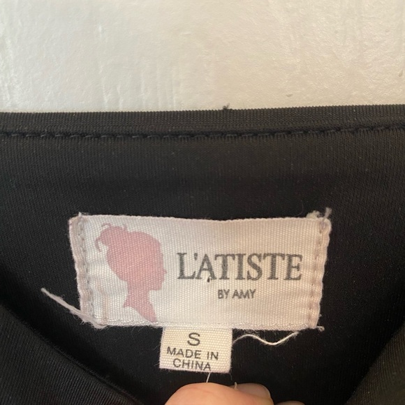 L’atiste By Amy Womens Black Sheer Panel Bodycon Dress - Picture 7 of 8